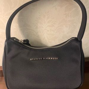 Brandon Blackwood Black Nylon Shoulder Bag